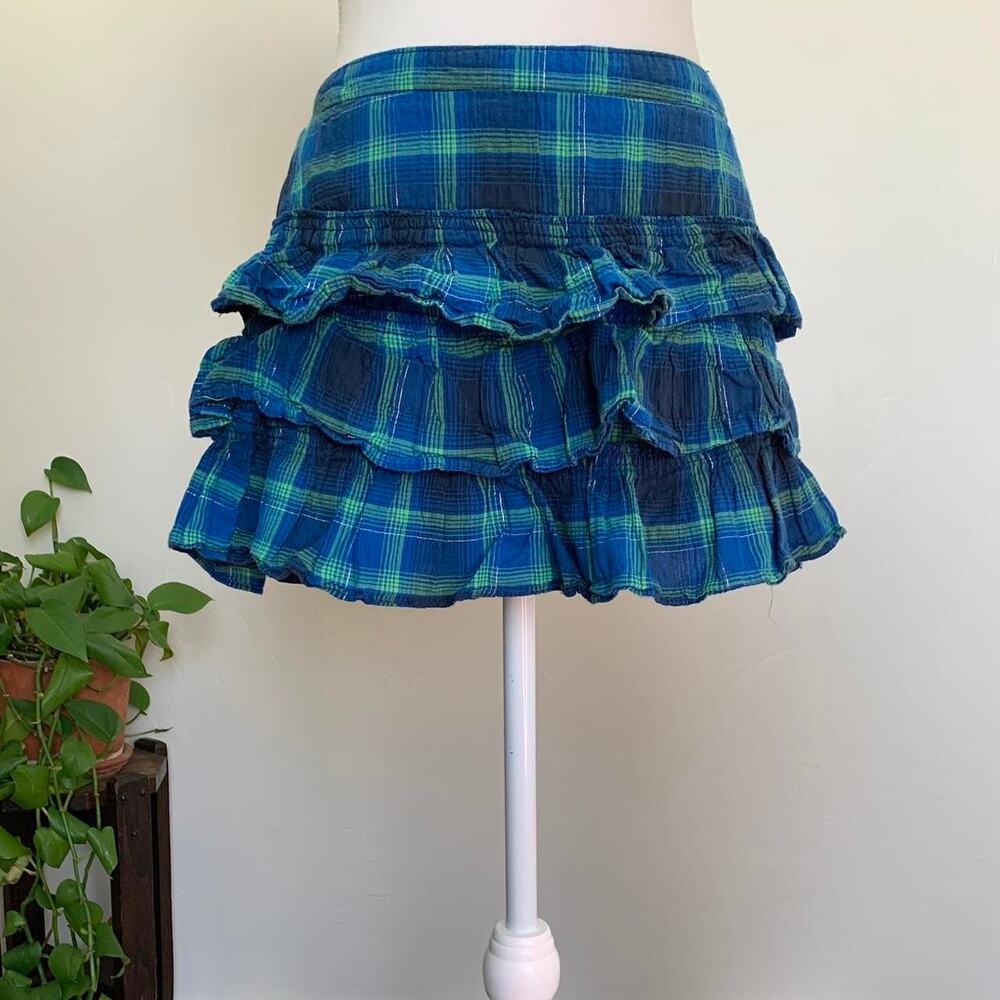 Y2k Aeropostal Plaid Mini Skirt